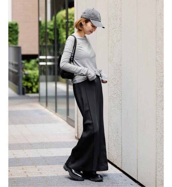 FRAMeWORK「≪手洗い可≫イージースラックススカート」|スカート|