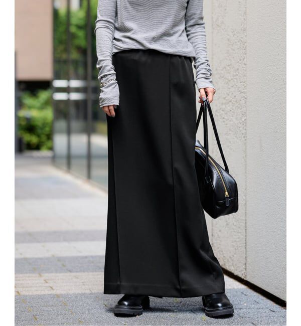 FRAMeWORK「≪手洗い可≫イージースラックススカート」|スカート|