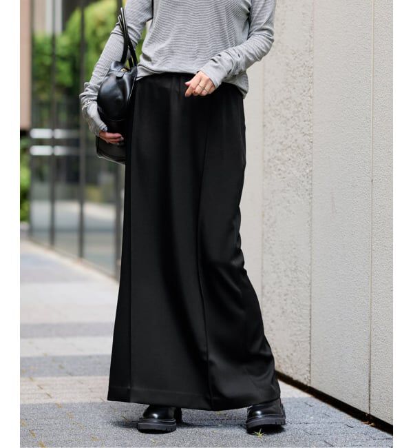 FRAMeWORK「≪手洗い可≫イージースラックススカート」|スカート|