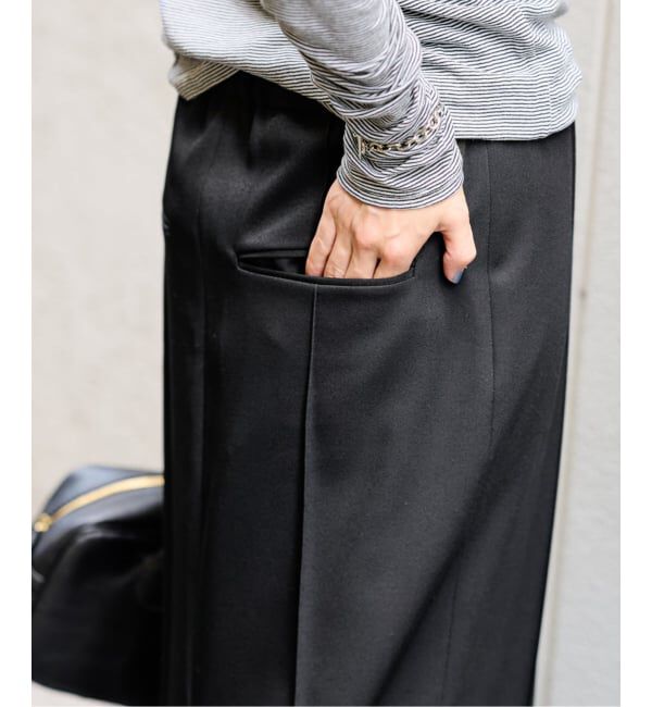 FRAMeWORK「≪手洗い可≫イージースラックススカート」|スカート|