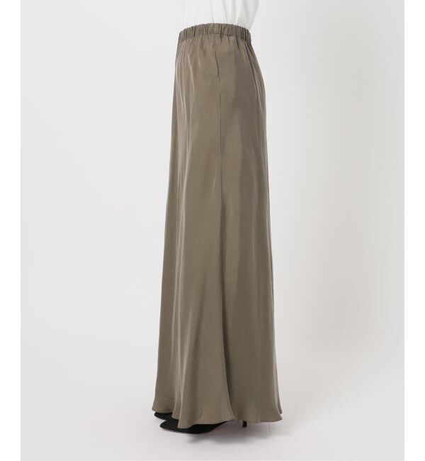 Spick and Span「《追加》ウォッシャブルキュプラフレアスカート」|スカート|