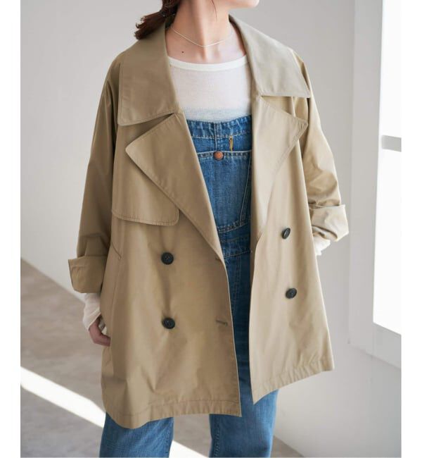 Spick and Span「《新色有り / 追加》C/Pミドル丈トレンチコート」|トレンチコート|