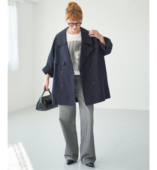 Spick and Span「《新色有り / 追加》C/Pミドル丈トレンチコート」|トレンチコート|