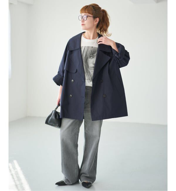 Spick and Span「《新色有り / 追加》C/Pミドル丈トレンチコート」|トレンチコート|