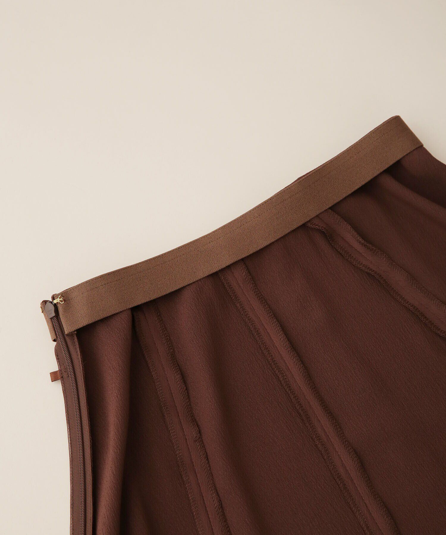 nano･universe「LB.03/エスカルゴ切り替えサテンスカート」|スカート|