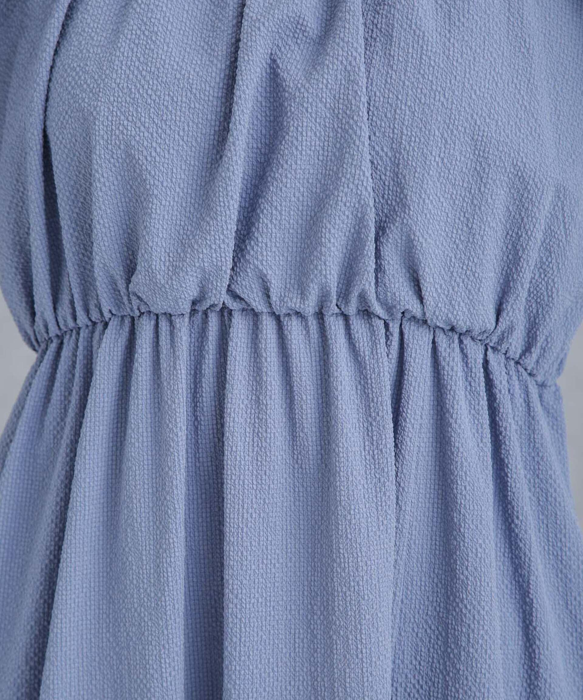 nano･universe「マイクロサッカーボリュームスリーブワンピース」|ワンピース|