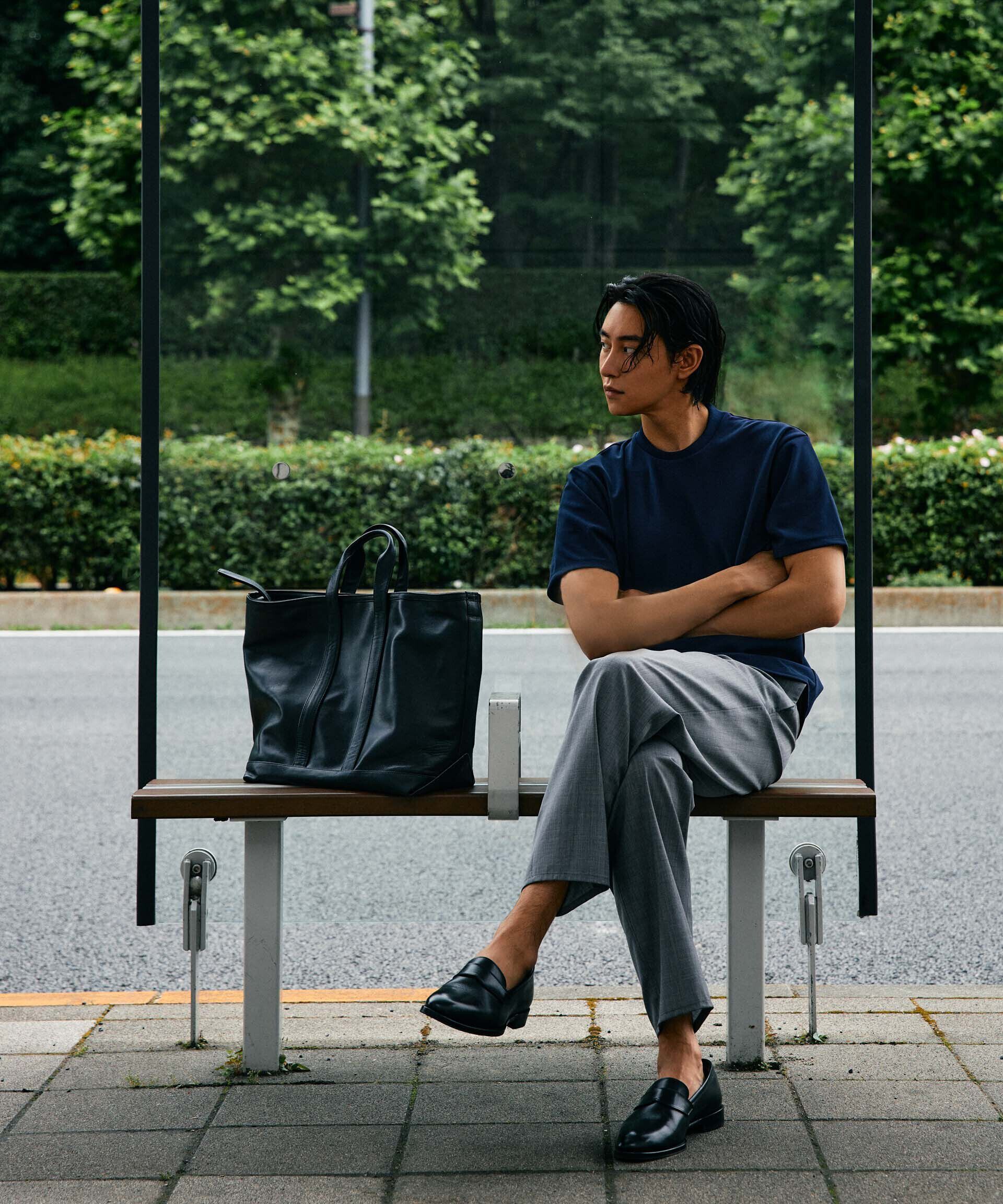 nano･universe「イタリア製 オペラローファー」|ビジネス・ドレスシューズ|