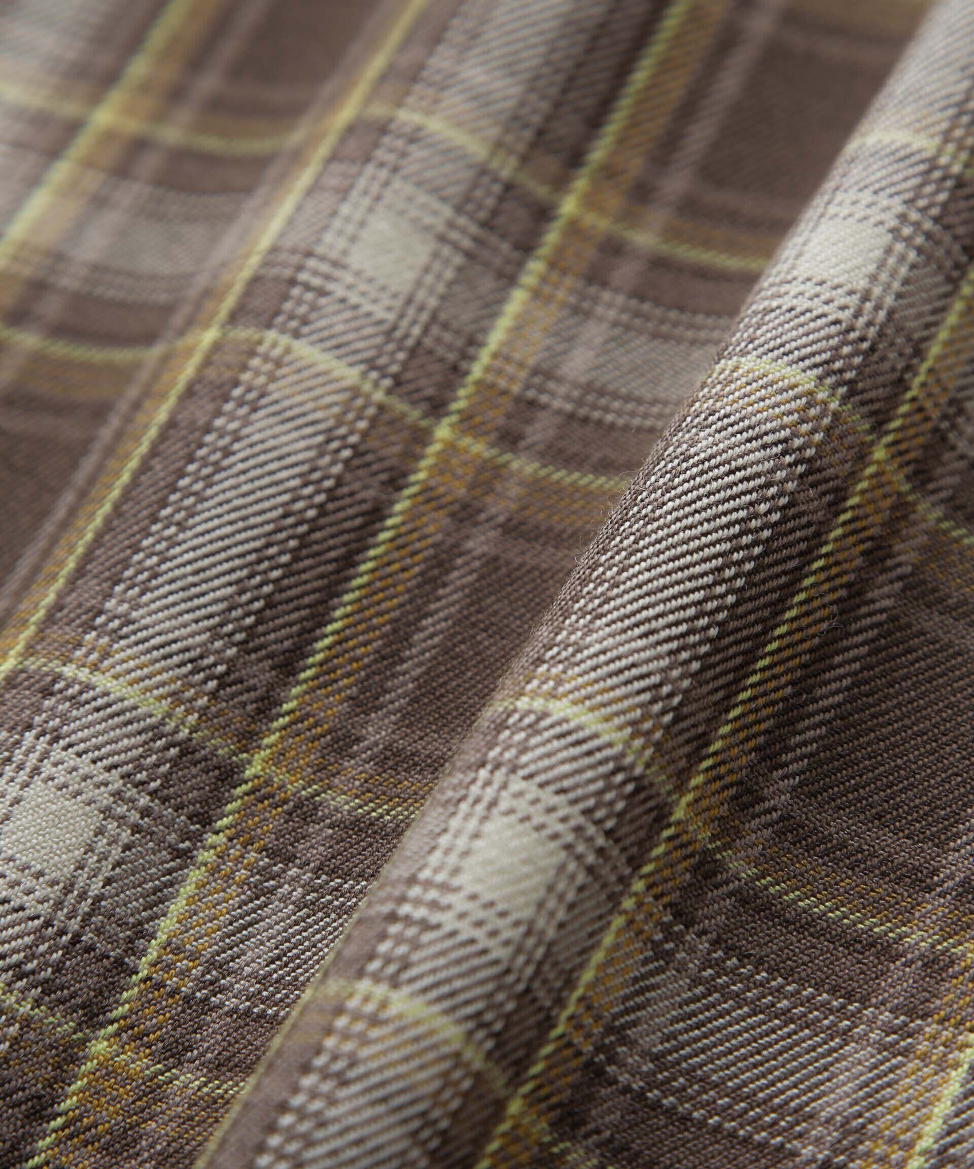 nano･universe「チェックスリットロングスカート」|スカート|