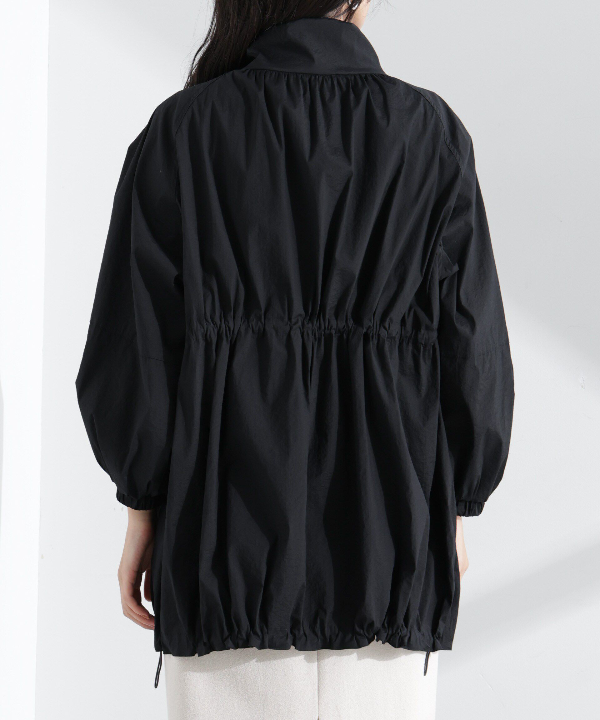 nano･universe「ナイロンワッシャーオーバーサイズライトブルゾン」|ブルゾン・スタジャン|