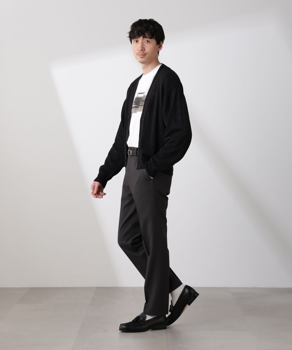 nano･universe「シアーニットカーディガン」|ニット・セーター|