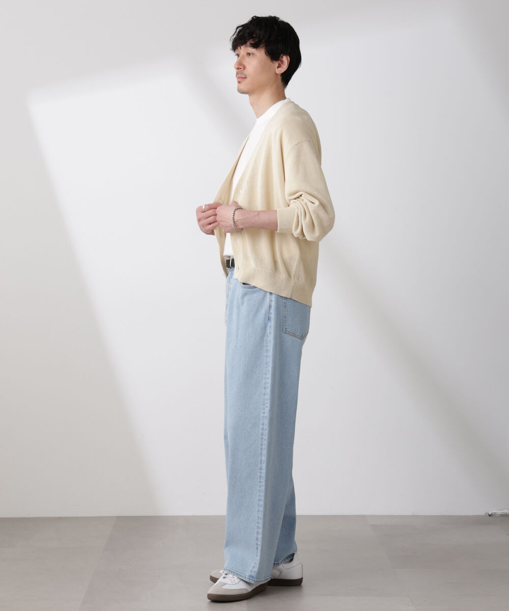 nano･universe「シアーニットカーディガン」|ニット・セーター|