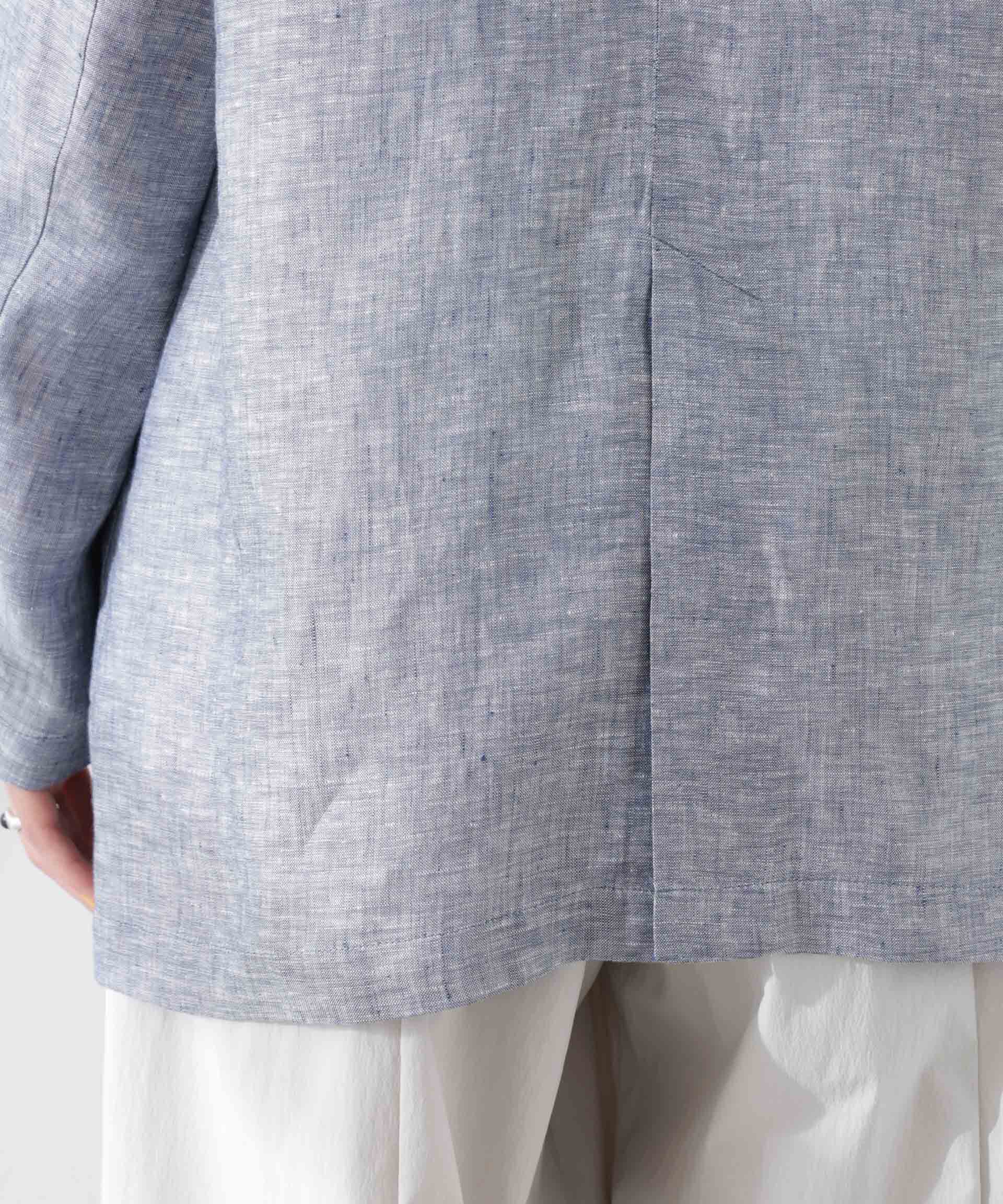 nano･universe「ヨーロピアンフラックス シアージャケット（セットアップ可）」|テーラードジャケット|