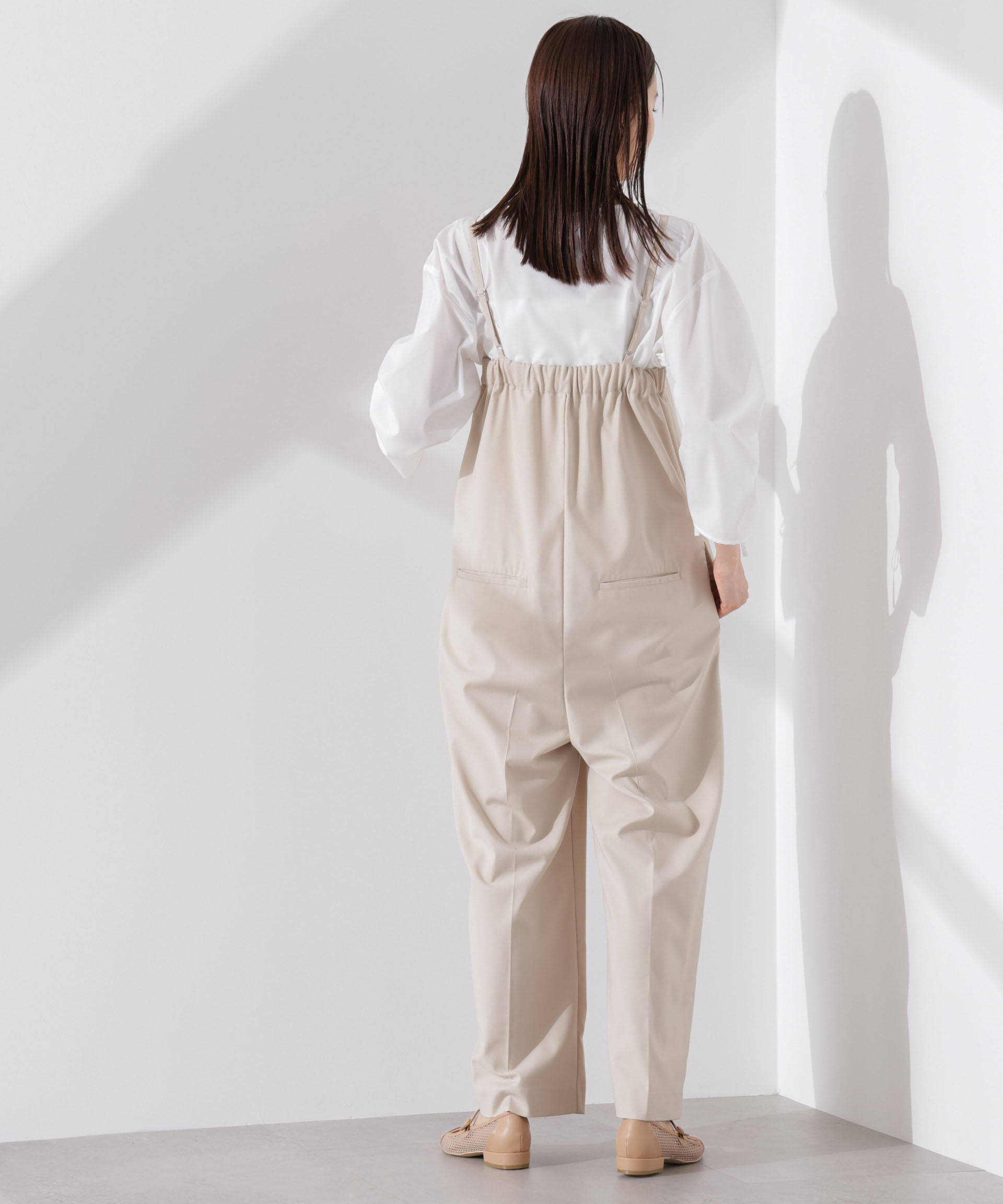 nano･universe「ドロストギャザースリーブプルオーバーシャツ」|シャツ・ブラウス|