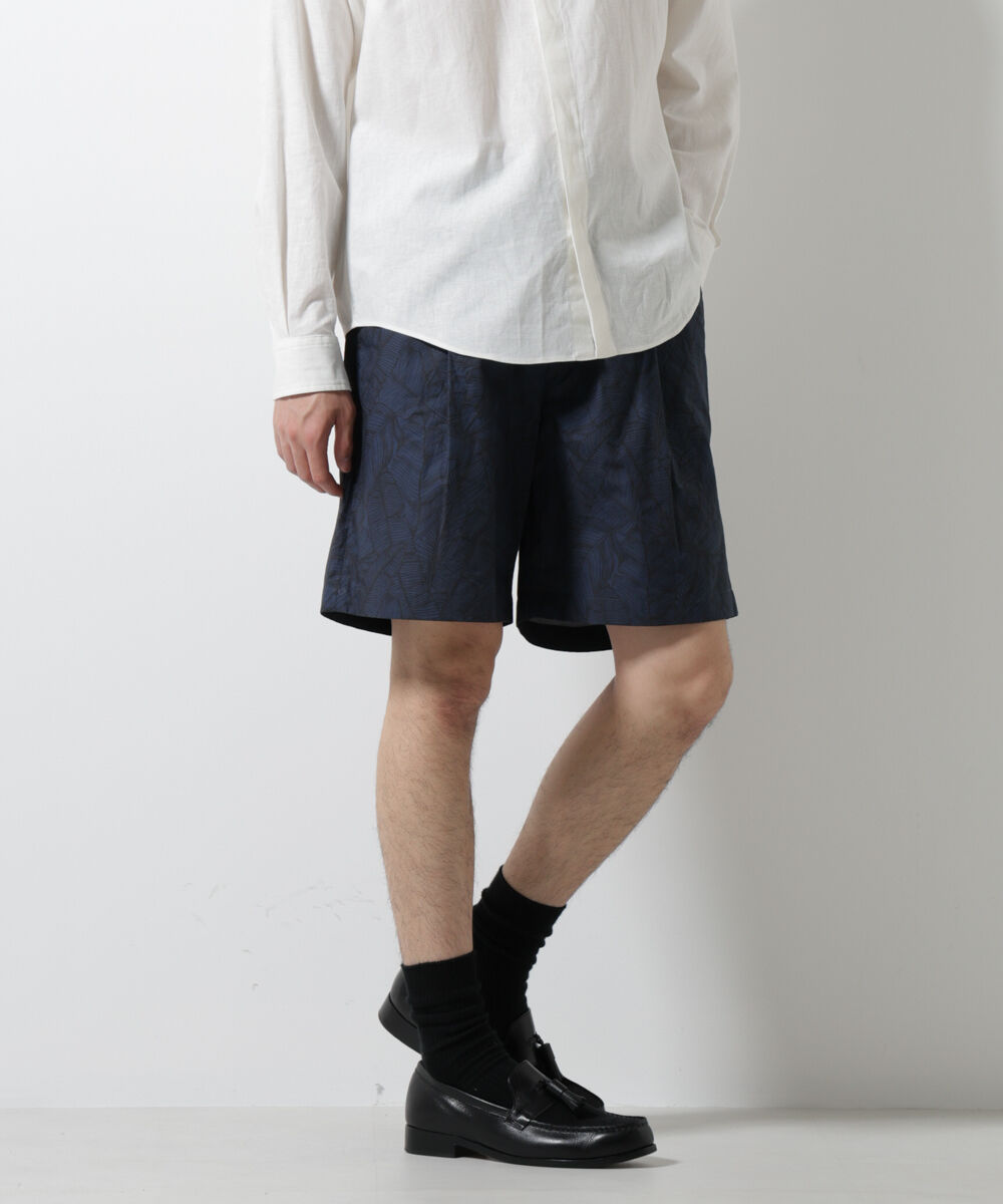 nano･universe「オリジナルボタニカルショーツ」|チノ|D.ネイビー1