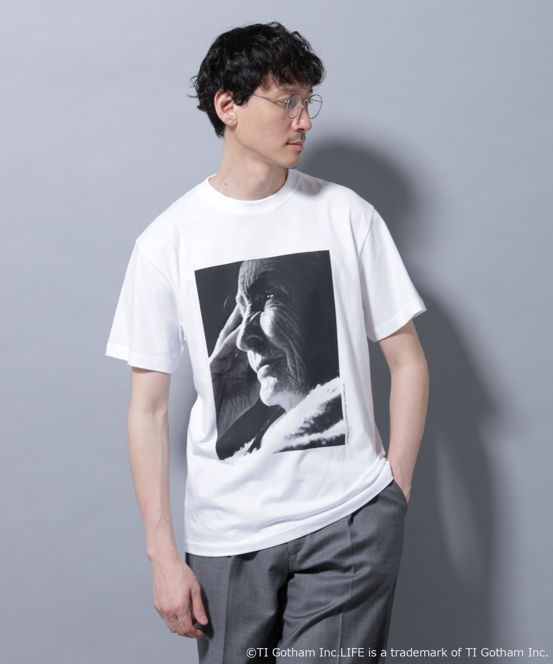 nano･universe「「着るアート」LIFE PICTURE COLLECTION フォトT 1」|Tシャツ・カットソー|ホワイト