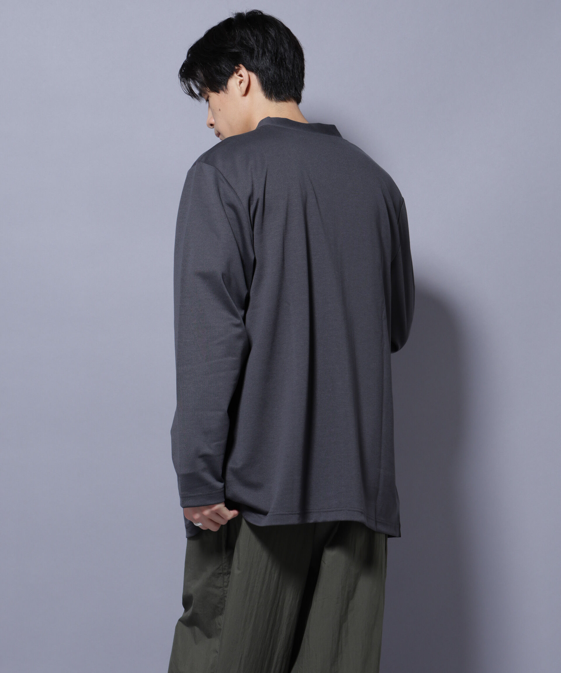 nano･universe「ダブルジャージー着流しカーディガン」|Tシャツ・カットソー|