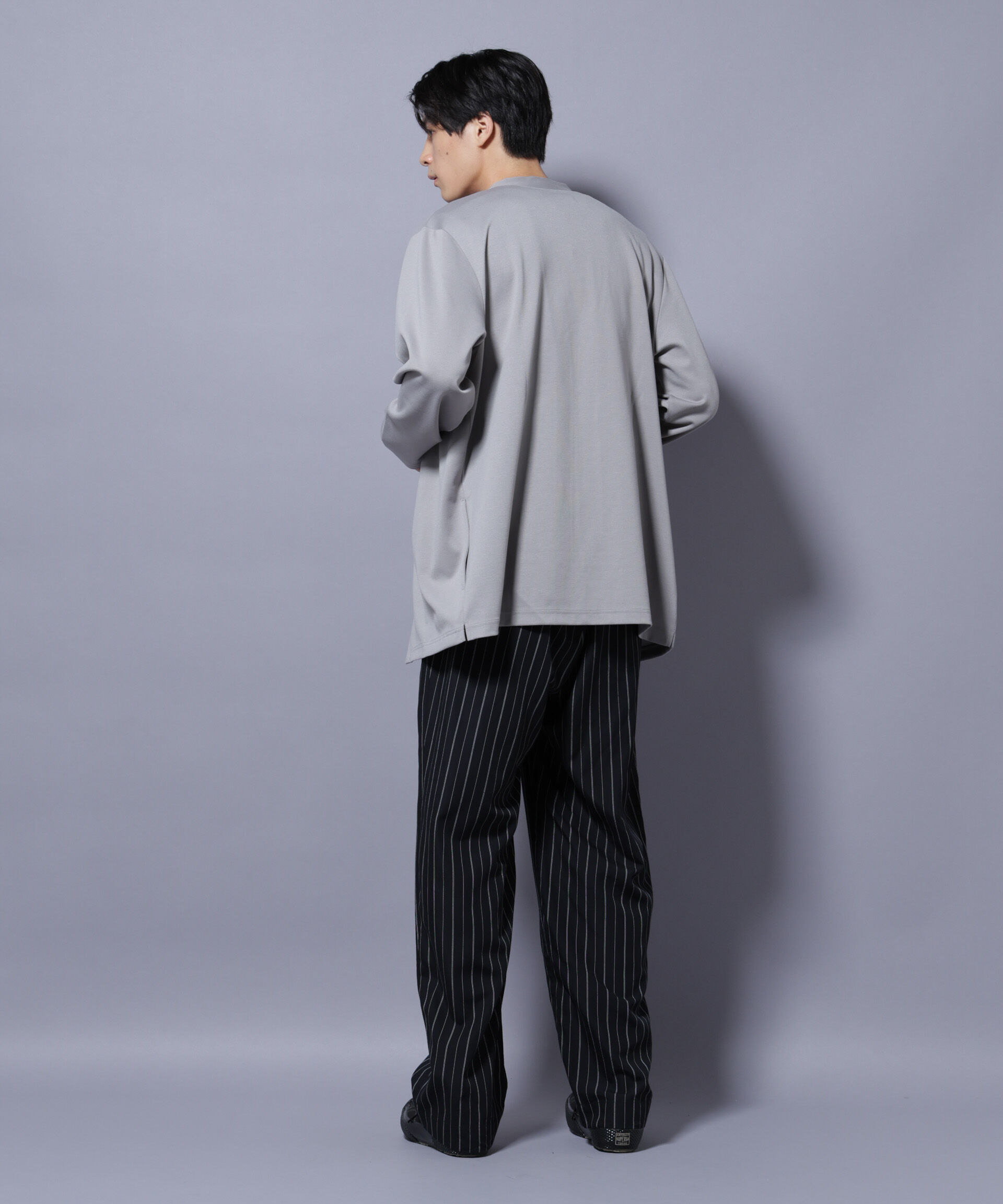 nano･universe「ダブルジャージー着流しカーディガン」|Tシャツ・カットソー|