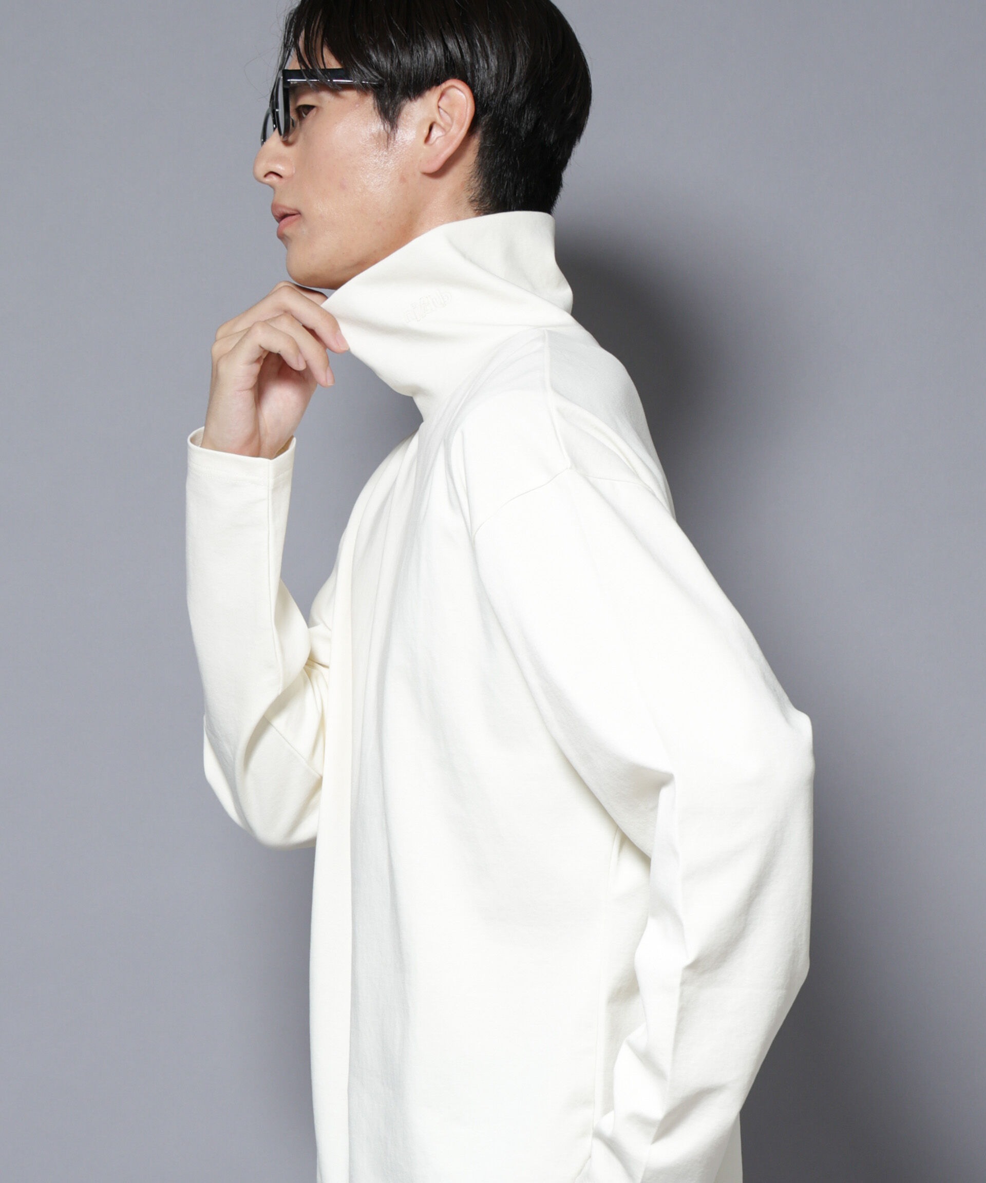 nano･universe「｢NJ/CLUB｣ ポンチタートルネック」|Tシャツ・カットソー|