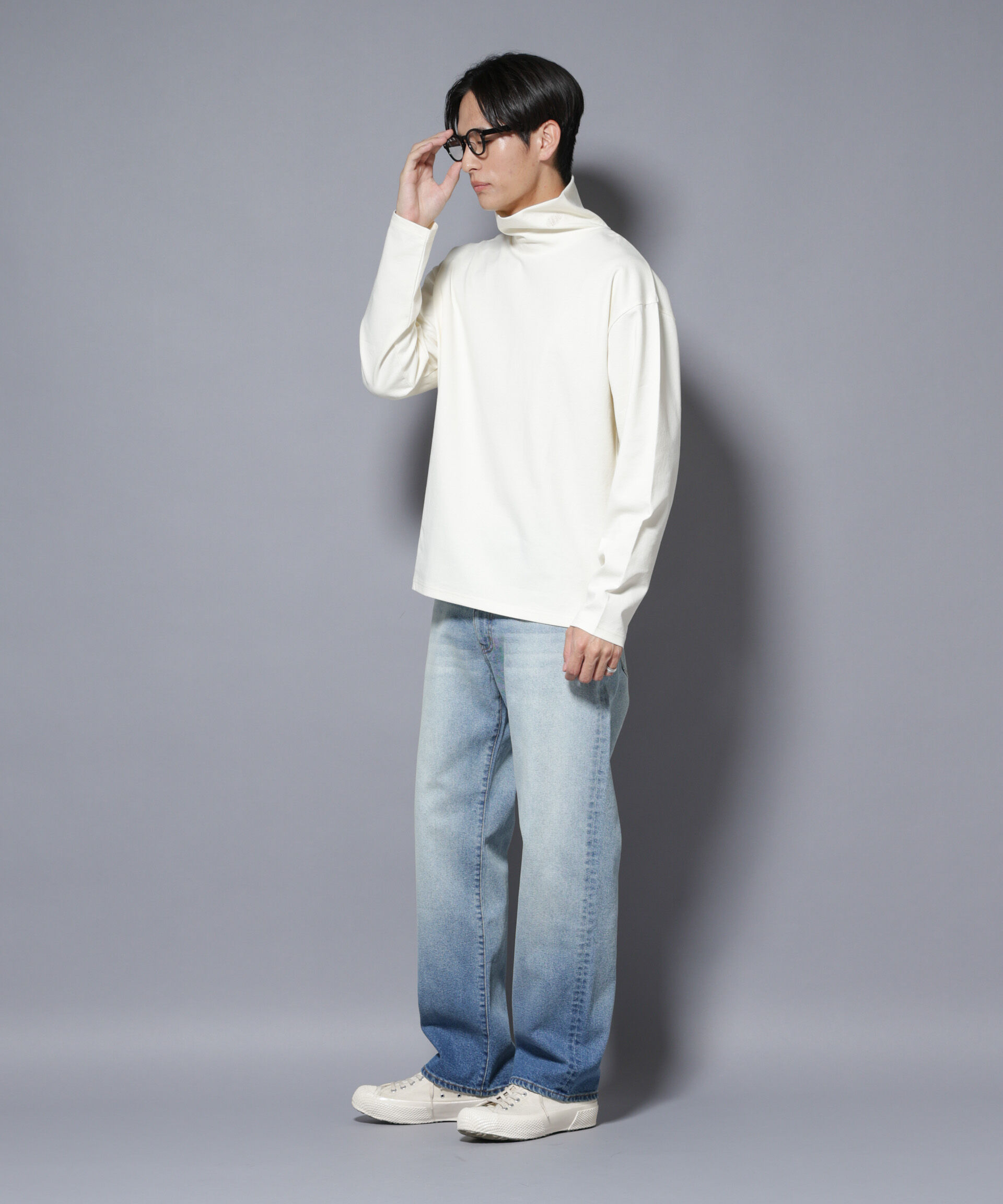 nano･universe「｢NJ/CLUB｣ ポンチタートルネック」|Tシャツ・カットソー|