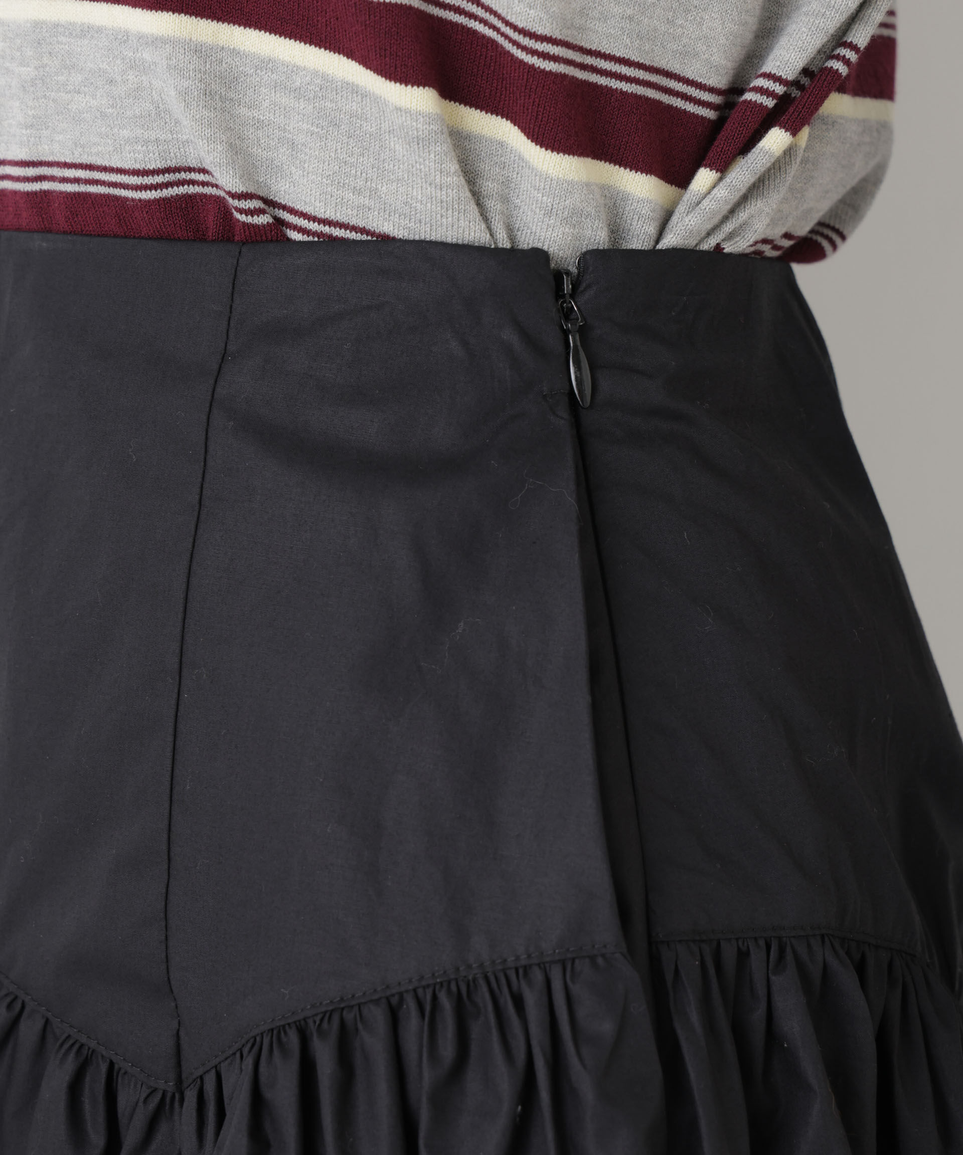 nano･universe「ローギャザーミディスカート」|スカート|