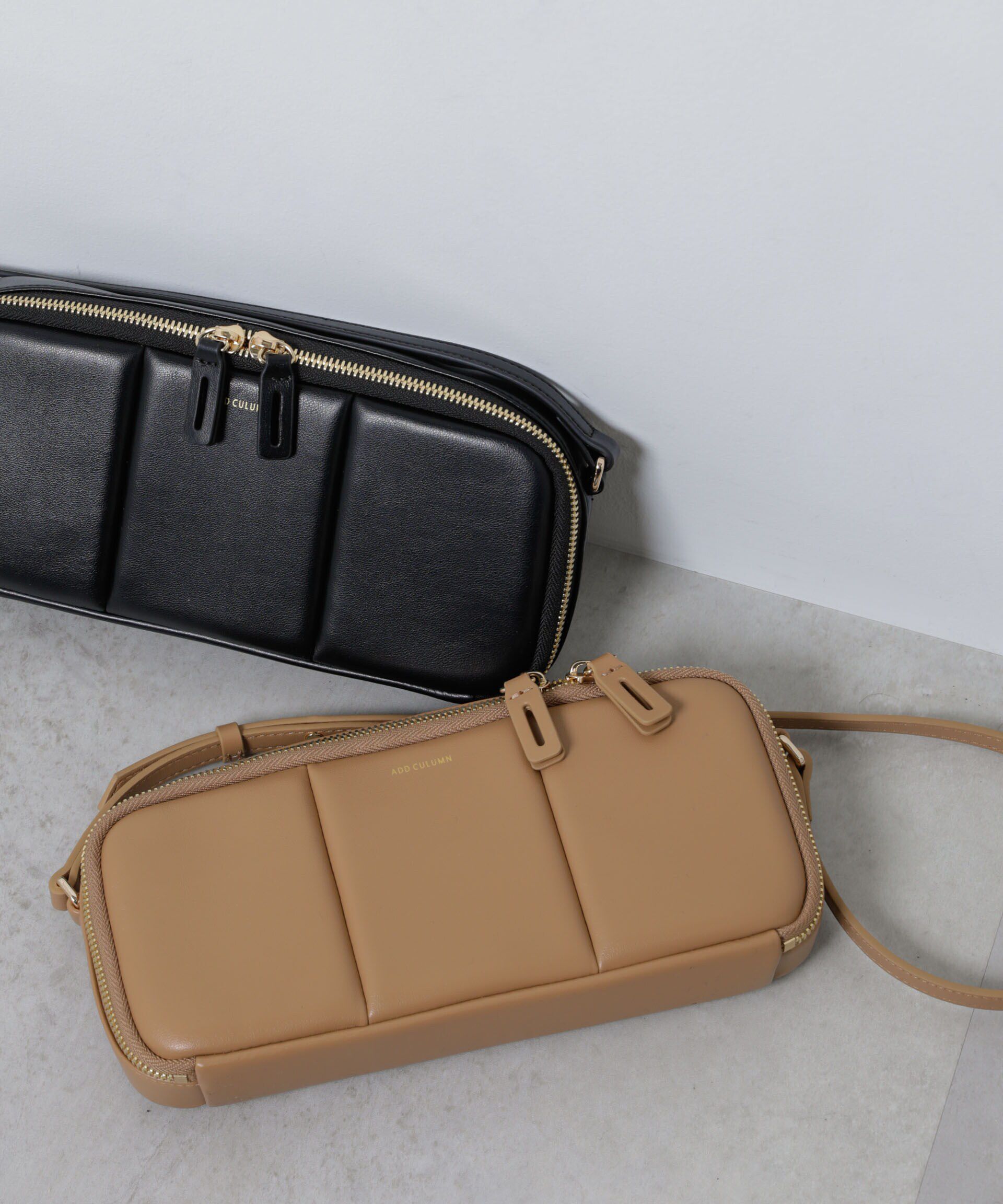  「ADD CULUMN/PUFF THREE SHLD」|ショルダー・メッセンジャー|キャメル4