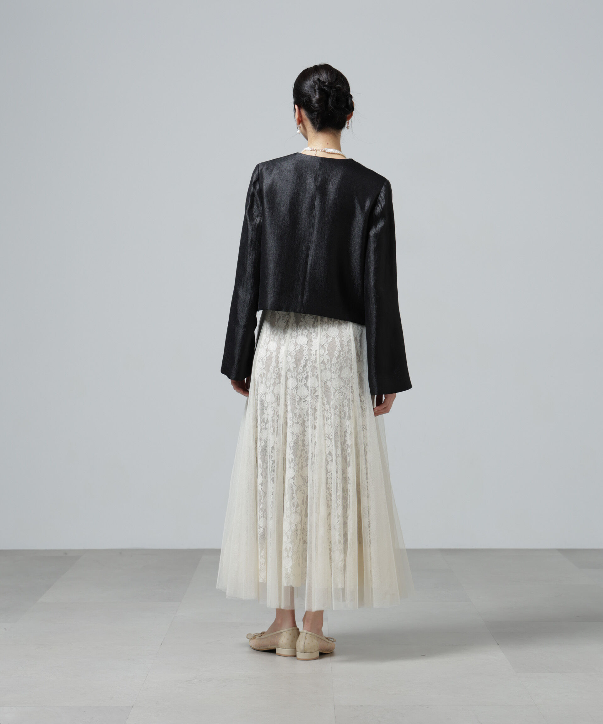 nano･universe「CHOKLATE PARIS/チュールレーススカート」|スカート|