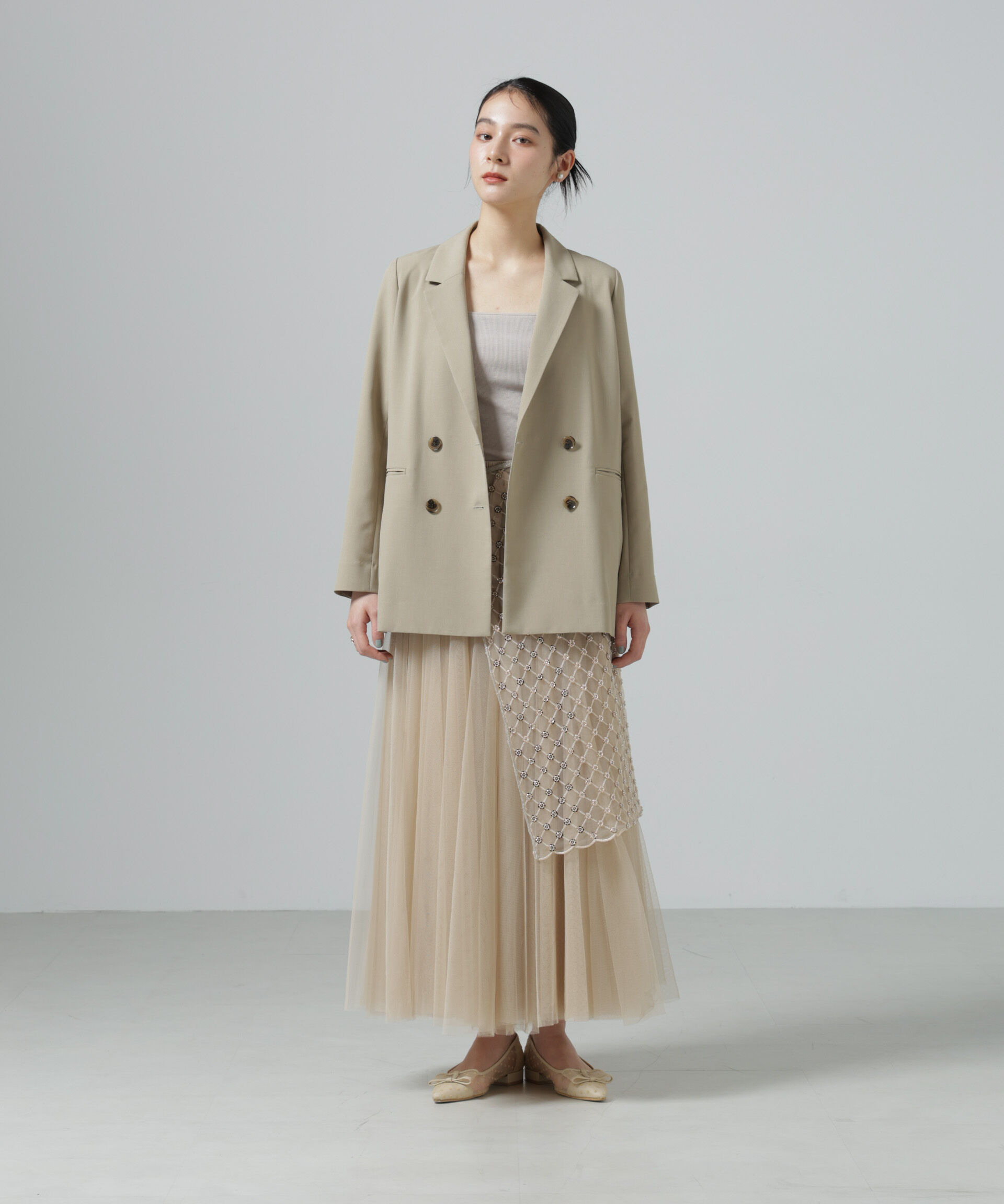 nano･universe「CHOKLATE PARIS/ベーシックチュールスカート」|スカート|