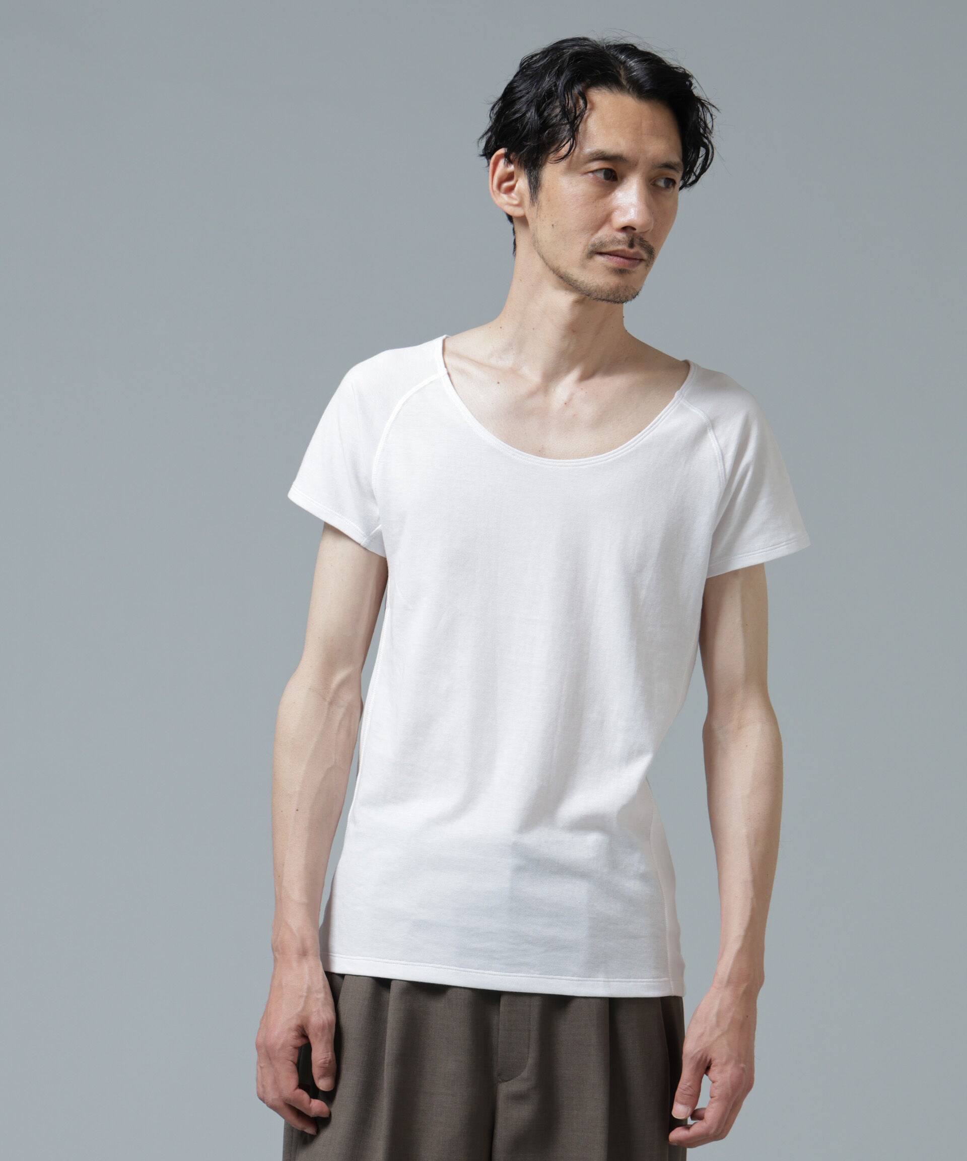 nano･universe「Anti Soaked(R) Plus インナーTシャツ」|Tシャツ・カットソー|