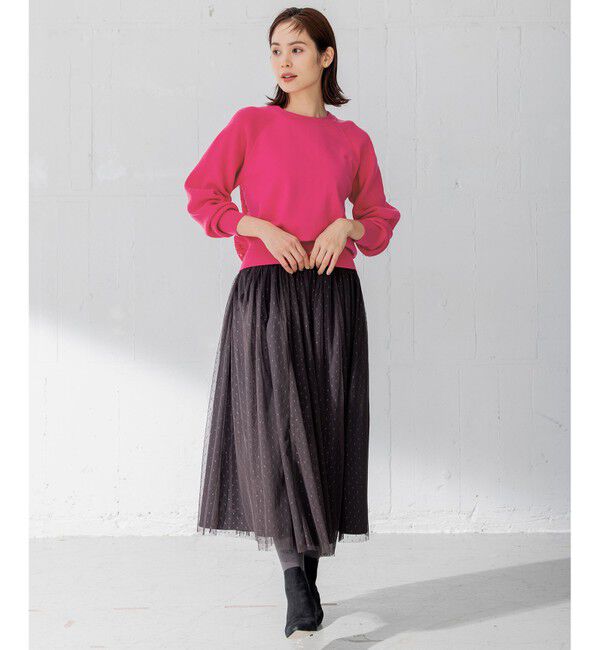 組曲「【人気商品追加分入荷！2WAY】ドットチュールリバーシブル スカート」|スカート|