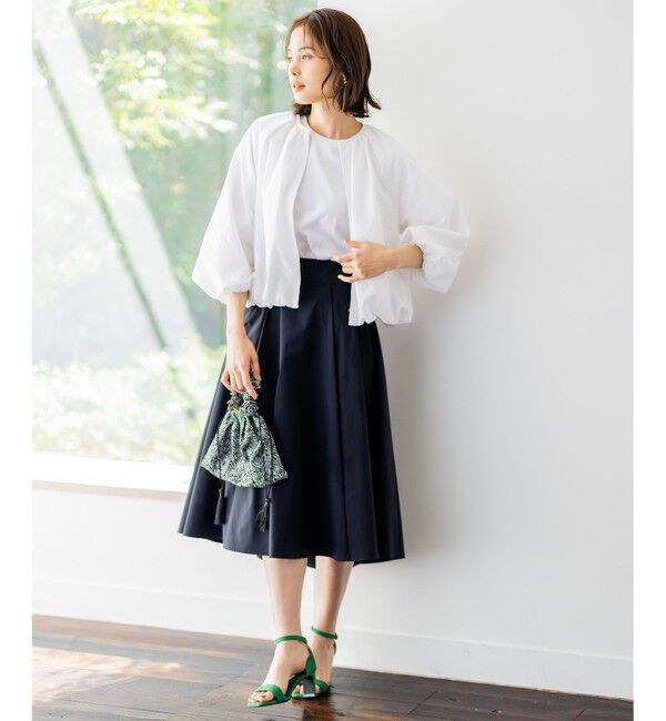 組曲「【速乾・撥水】ハイカウントタフタ スカート」|スカート|