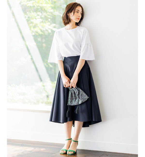 組曲「【速乾・撥水】ハイカウントタフタ スカート」|スカート|