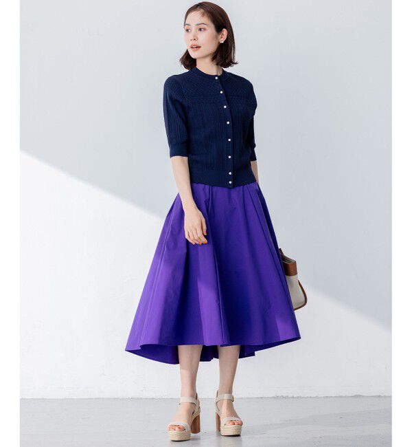 組曲「【速乾・撥水】ハイカウントタフタ スカート」|スカート|