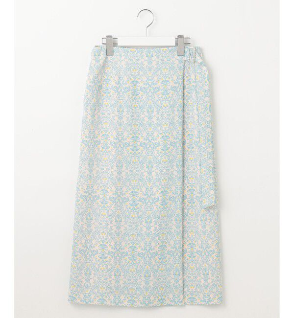 自由区「【洗える】ダマスクフローラルプリント スカート」|スカート|