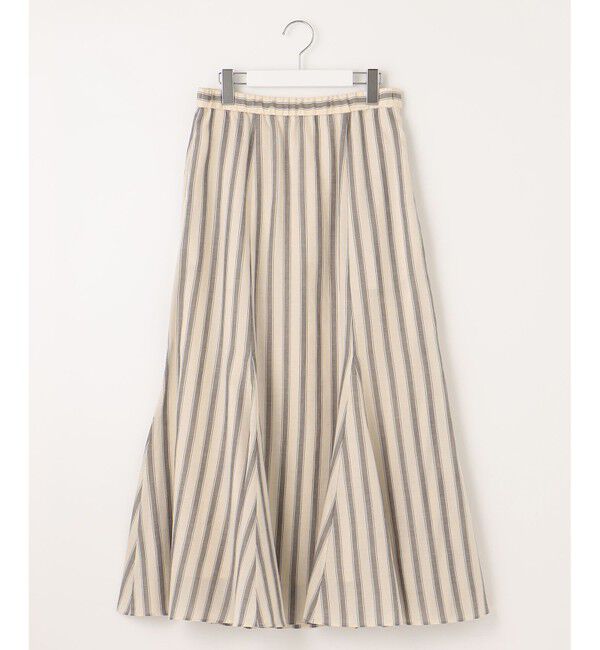 自由区「【洗える】テンセルリネン スカート」|スカート|