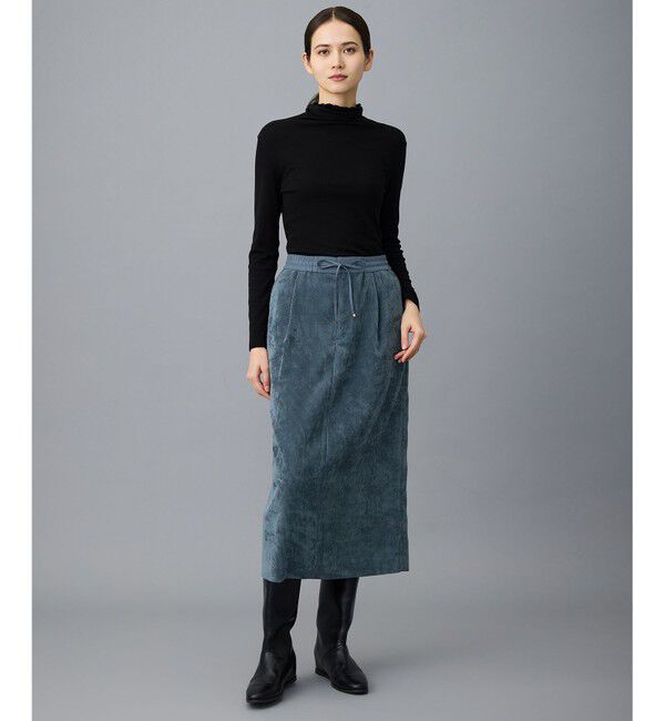 自由区「【SHIHOさん着用】ソフトコーデュロイ スカート」|スカート|