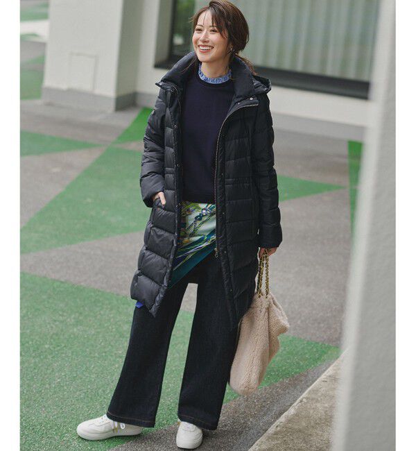 VERY掲載/新色追加】シレータフタ ロング ダウンコート（23区