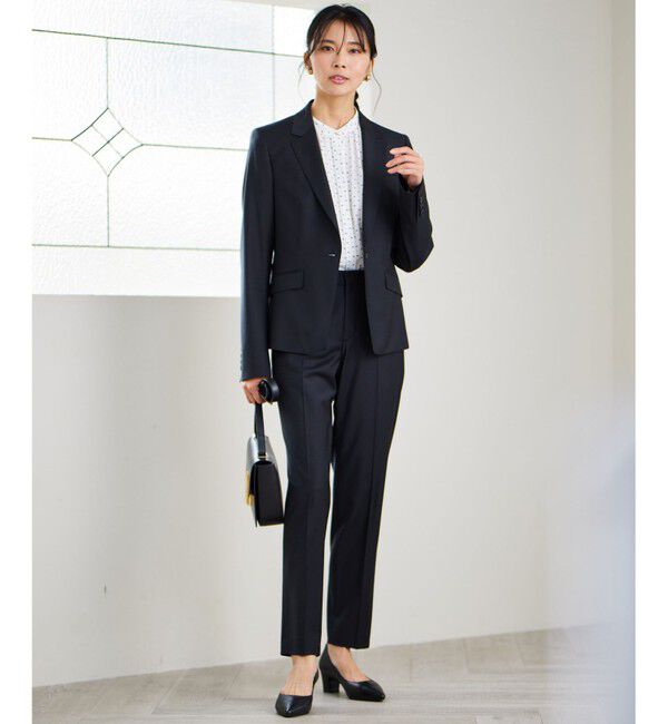 23区「【セットアップ対応】ラフィーネウール テーパードパンツ」|その他|