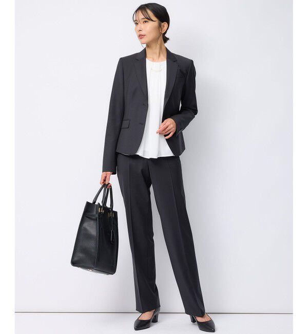 23区「【セットアップ対応】ラフィーネウール テーパードパンツ」|その他|