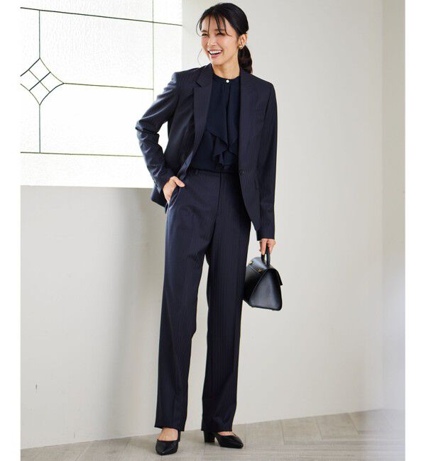 23区「【セットアップ対応】ラフィーネウール テーパードパンツ」|その他|