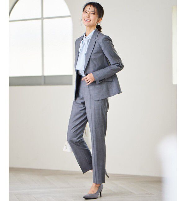 23区「【セットアップ対応】ラフィーネウール テーパードパンツ」|その他|