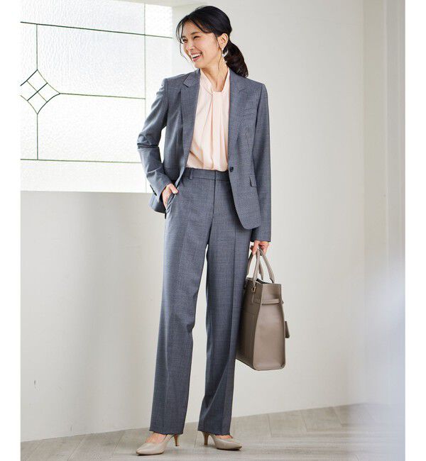 23区「【セットアップ対応】ラフィーネウール テーパードパンツ」|その他|