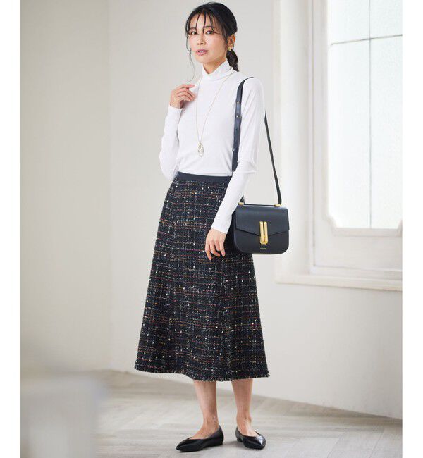 23区「GIOLICAカラーミックスツイード スカート」|スカート|