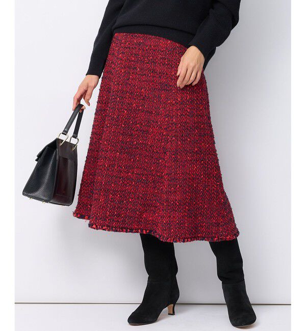 23区「GIOLICAカラーミックスツイード スカート」|スカート|ﾚｯﾄﾞﾐｯ