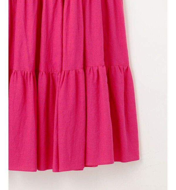 23区「【SLOW/一部店舗限定】ブライトリネン  ティアード スカート」|スカート|