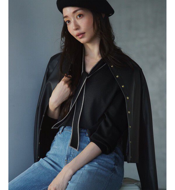 23区「【RED CARD TOKYO&times;23区】デニム ワイドパンツ」|デニム|