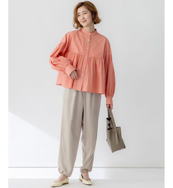 23区「【洗える】ドレープサテン 2WAY ドロスト パンツ」|その他|