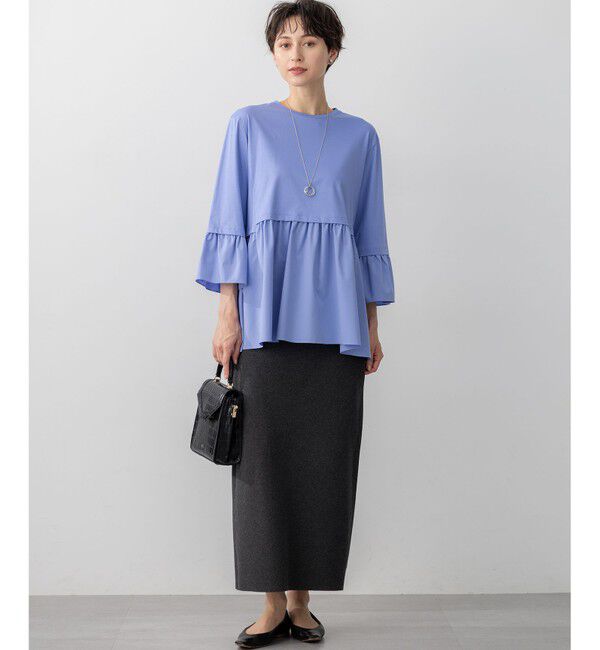 23区「【洗える/吊り干しOK】ヴィスコースストレッチ タイトスカート」|スカート|