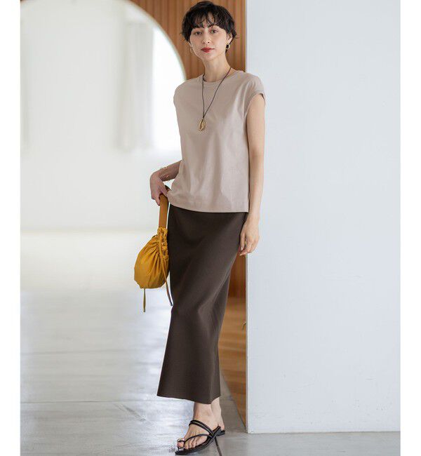 23区「【洗える/吊り干しOK】ヴィスコースストレッチ タイトスカート」|スカート|