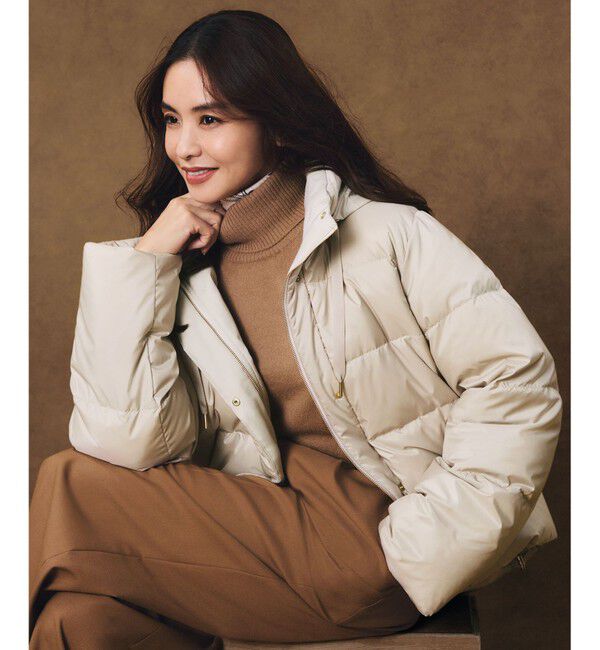 23区「【滝沢眞規子さん着用/CanCam11月号掲載】ナチュラルストレッチサキソニー タック ワイド パンツ」|その他|