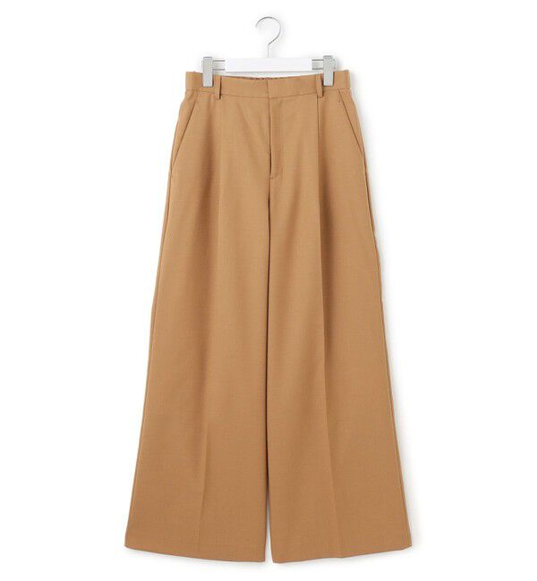 23区「【滝沢眞規子さん着用/CanCam11月号掲載】ナチュラルストレッチサキソニー タック ワイド パンツ」|その他|